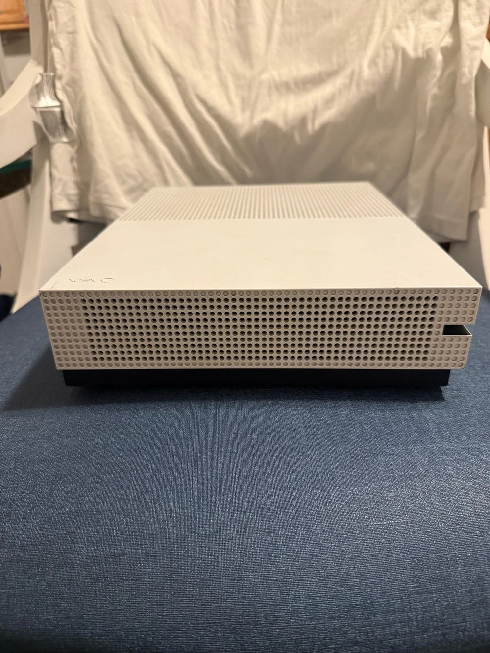 Microsoft Xbox One S White Console with 1 T and Blue Camo Wireless Controller